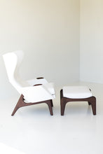 Load image into Gallery viewer, I07A8870-white-chair-and-ottoman-01
