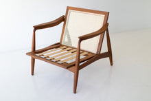 Load image into Gallery viewer, Lawrence Peabody Cane Back Teak Lounge Chairs - 2001P
