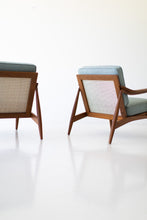 Load image into Gallery viewer, Lawrence Peabody Cane Back Teak Lounge Chairs - 2001P
