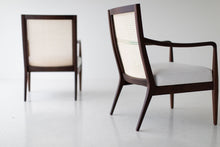 Load image into Gallery viewer, Lawrence Peabody Modern Cane Back Armchairs for Craft Associates - 2003P
