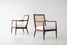 Load image into Gallery viewer, Lawrence Peabody Modern Cane Back Armchairs for Craft Associates - 2003P
