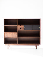 Load image into Gallery viewer, Modern Bookcase Cabinet : The Peabody Collection
