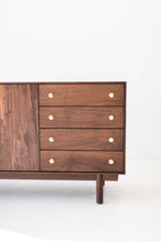 Load image into Gallery viewer, Modern Walnut Credenza : The Peabody Collection
