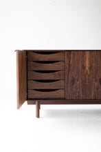 Load image into Gallery viewer, Modern Walnut Credenza : The Peabody Collection
