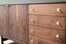 Load image into Gallery viewer, Modern Walnut Credenza : The Peabody Collection
