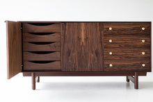 Load image into Gallery viewer, Modern Walnut Credenza : The Peabody Collection
