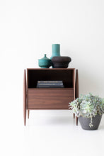 Load image into Gallery viewer, Modern Walnut Nightstand- 2005 - Craft Associates Furniture
