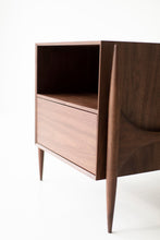 Load image into Gallery viewer, Modern Walnut Nightstand- 2005 - Craft Associates Furniture
