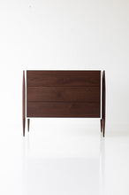 Load image into Gallery viewer, Small Modern Walnut Dresser - 2006 - Craft Associates Furniture
