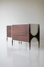 Load image into Gallery viewer, Small Modern Walnut Dresser - 2006 - Craft Associates Furniture
