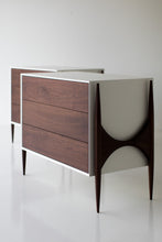 Load image into Gallery viewer, Small Modern Walnut Dresser - 2006 - Craft Associates Furniture
