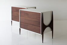 Load image into Gallery viewer, Small Modern Walnut Dresser - 2006 - Craft Associates Furniture
