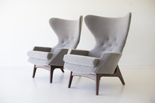 Load image into Gallery viewer, modern-grey-mohair-arm-chair-1407-07
